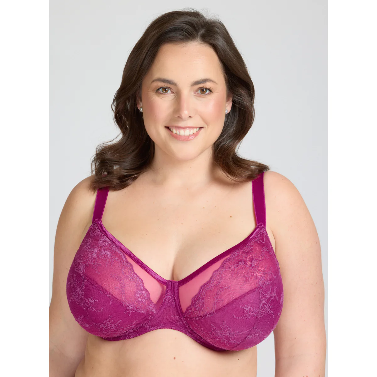 Triola Contour-Fit nevyztužená podprsenka růžová 21895 - dračí ovoce barva dračí ovoce košíček L obvod 80