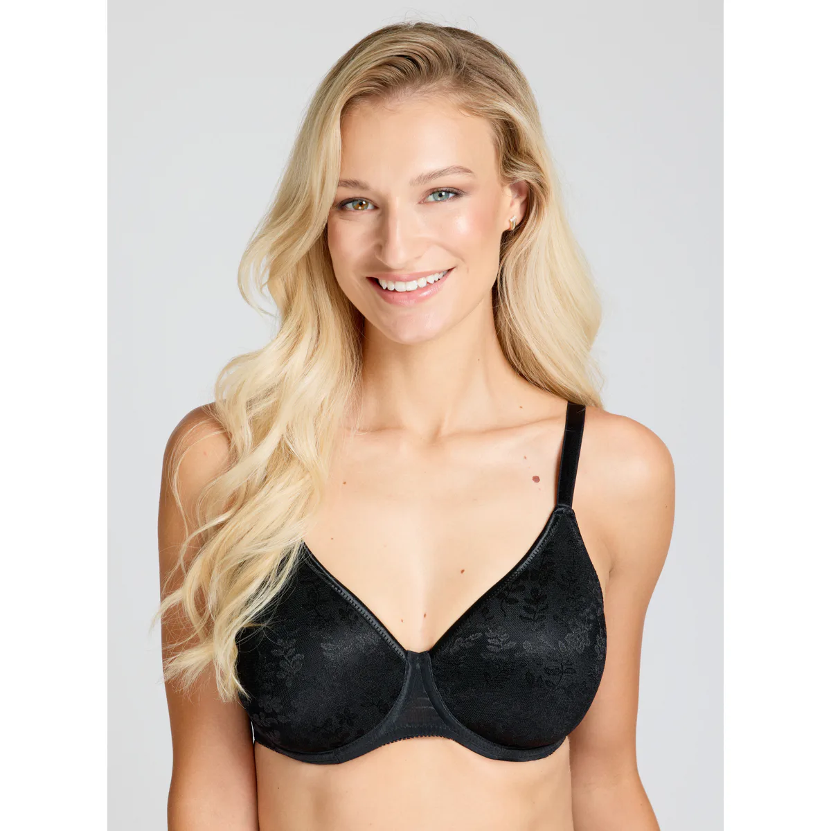 Triola Perfect-Fit vyztužená podprsenka černá 28845 - černá barva Černá košíček F obvod 75